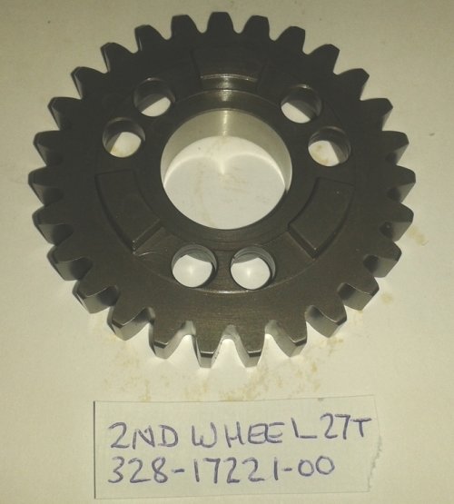 328-17221-00-00 GEAR, 2ND WHEEL (27T)    87141020