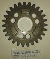 328-17221-00-00 GEAR, 2ND WHEEL (27T)    87141020