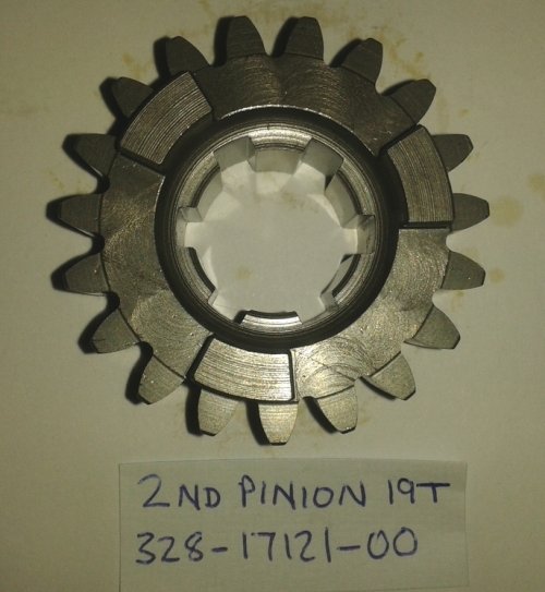 328-17121-00-00	GEAR, 2ND PINION (19T)    87141020